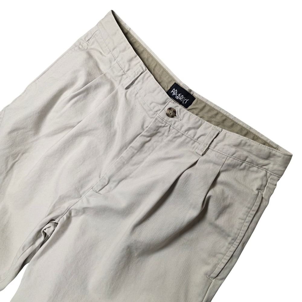 PB Basics Pleated Chino Pants Relaxed Straight Khaki Mens 34x30 Tan Preppy
